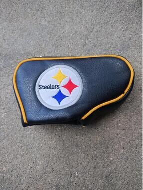 Pittsburgh Steelers NFL Blade or Mallet Putter Golf Club Head Cover Embroidered